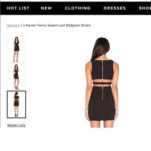 NBD x Naven Twins Revolve Dress